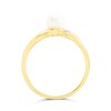 9ct Gold Diamond And Freshwater Pearl Ring - R0984 Alternative Image