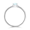 9ct White Gold Aquamarine And Diamond Ring - R0992 Alternative Image