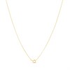 14ct Gold Double Sided Diamond Cut Heart Necklace - R1312 Alternative Image