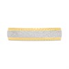 9ct 4mm Two-Colour Fancy Wedding Ring - R1604 Alternative Image