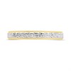 9ct Two Colour Gold Diamond Cut Wedding Ring - 3mm - R1613 Alternative Image