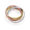 9ct Three Colour Gold Russian Wedding Ring - 3mm - R1753 Alternative Image