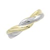 9ct Gold Two Colour Crossover Ring - R1913 Alternative Image