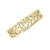9ct Gold Diamond Cut Leaf Band Ring - R1914 Alternative Image