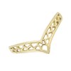 9ct Gold Wishbone Ring - R1915 Alternative Image