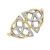 9ct Gold Two Colour Celtic Weave Ring - R1921 Alternative Image