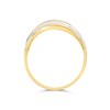 9ct Two Colour Gold Crossover Ring - R1922 Alternative Image