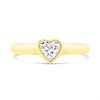 9ct Gold Heart Cubic Zirconia Toe Ring - R2008 Alternative Image