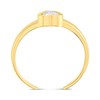 9ct Gold Heart Cubic Zirconia Toe Ring - R2008 Alternative Image