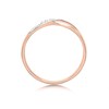 9ct Rose Gold Diamond Crossover Ring - EXCLUSIVE - R2132 Alternative Image