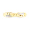 9ct Gold Diamond Set I Love You Ring - R2142 Alternative Image