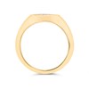 9ct Gold Diamond Oval Pinky Ring - R2208 Alternative Image
