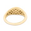 9ct Gold Diamond Oval Pinky Ring - R2208 Alternative Image