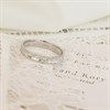 9Wct White Gold 3.5mm Half Sparkle Diamond-Cut Wedding Ring - R2325 Alternative Image