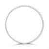 9ct White Gold Sparkle Centre/ Beaded Edge Wedding Ring - 5mm - R2338 Alternative Image