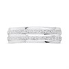 9ct White Gold Diamond Cut Wedding Ring - 6mm - R2405 Alternative Image