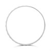 9ct White Gold Beaded Diamond-Cut Wedding Ring - 6mm - R2406 Alternative Image