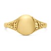 9ct Gold Oval Signet Ring - R2521 Alternative Image