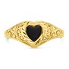 9ct Gold Onyx Signet Ring - R2944 Alternative Image
