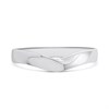 9ct White Gold Gentle Wishbone Wedding Ring - R32902 Alternative Image