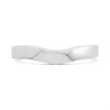 9ct White Gold 3mm Shaped Wedding Ring - R32905 Alternative Image