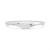 9ct White Gold 1.5mm Shaped Wedding Ring - R32906 Alternative Image