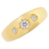 9ct Gold Gentleman's Cubic Zirconia Ring - R3471 Alternative Image