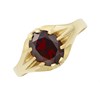 9ct Gold Gentleman's Garnet Gipsy Ring - R3517 Alternative Image