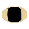 9ct Gold Gentleman's Onyx Signet Ring - R3712 Alternative Image