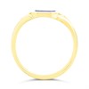 9ct Gold Lapis Lazuli Signet Ring - R3720 Alternative Image