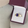 9ct Gold Lapis Lazuli Signet Ring - R3720 Alternative Image