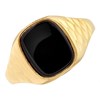 9ct Gold Gentleman's Onyx Signet Ring - R3753 Alternative Image