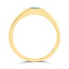 9ct Gold Malachite and Cubic Zirconia Ring - R3805 Alternative Image