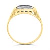 9ct Gold Gentleman's Haematite Intaglio Signet Ring - R3851 Alternative Image