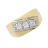 9ct Gold Two Colour Gentlemen's Diamond Ring - 5pts - EXCLUSIVE - R3924 Alternative Image