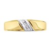 9ct Gold Two Colour Diamond Ring - R3929 Alternative Image