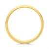 9ct Gold Lined Hollow D-Shaped Wedding Ring - 7mm - R4302 Alternative Image