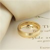 9ct Gold Lined Hollow D-Shaped Wedding Ring - 5mm - R4352 Alternative Image