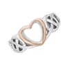 Clogau Silver And 9ct Rose Gold Welsh Royalty Ring - R48109 Alternative Image