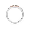 Clogau Silver And 9ct Rose Gold Welsh Royalty Ring - R48109 Alternative Image