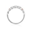 Clogau Silver And 9ct Rose Gold Cubic Zirconia Ring - R48121 Alternative Image