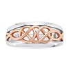 Clogau Silver And 9ct Rose Gold Welsh Royalty Ring - R48157 Alternative Image