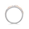 Cloagu Silver And 9ct Rose Gold Awyr Y Nos Ring - R48184 Alternative Image