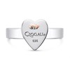 Clogau Silver And 9ct Rose Gold Tree Of Life Insignia Heart Ring - R48193 Alternative Image