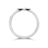 Clogau Silver And 9ct Rose Gold Tree Of Life Insignia Heart Ring - R48193 Alternative Image