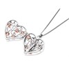 Clogau Silver And 9ct Rose Gold Fairy Locket - R4872 Alternative Image
