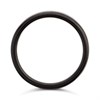 Zedd Zirconium And Silver Wedding Ring - 7mm - R4902 Alternative Image