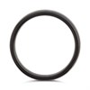 Zedd Zirconium And Silver Wedding Ring - 9mm - R4904 Alternative Image