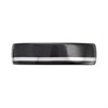 Zedd Zirconium And Silver Wedding Ring - 6mm - R4906 Alternative Image