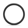8mm Matt Zirconium And Polished Silver Ring - R4910 Alternative Image
